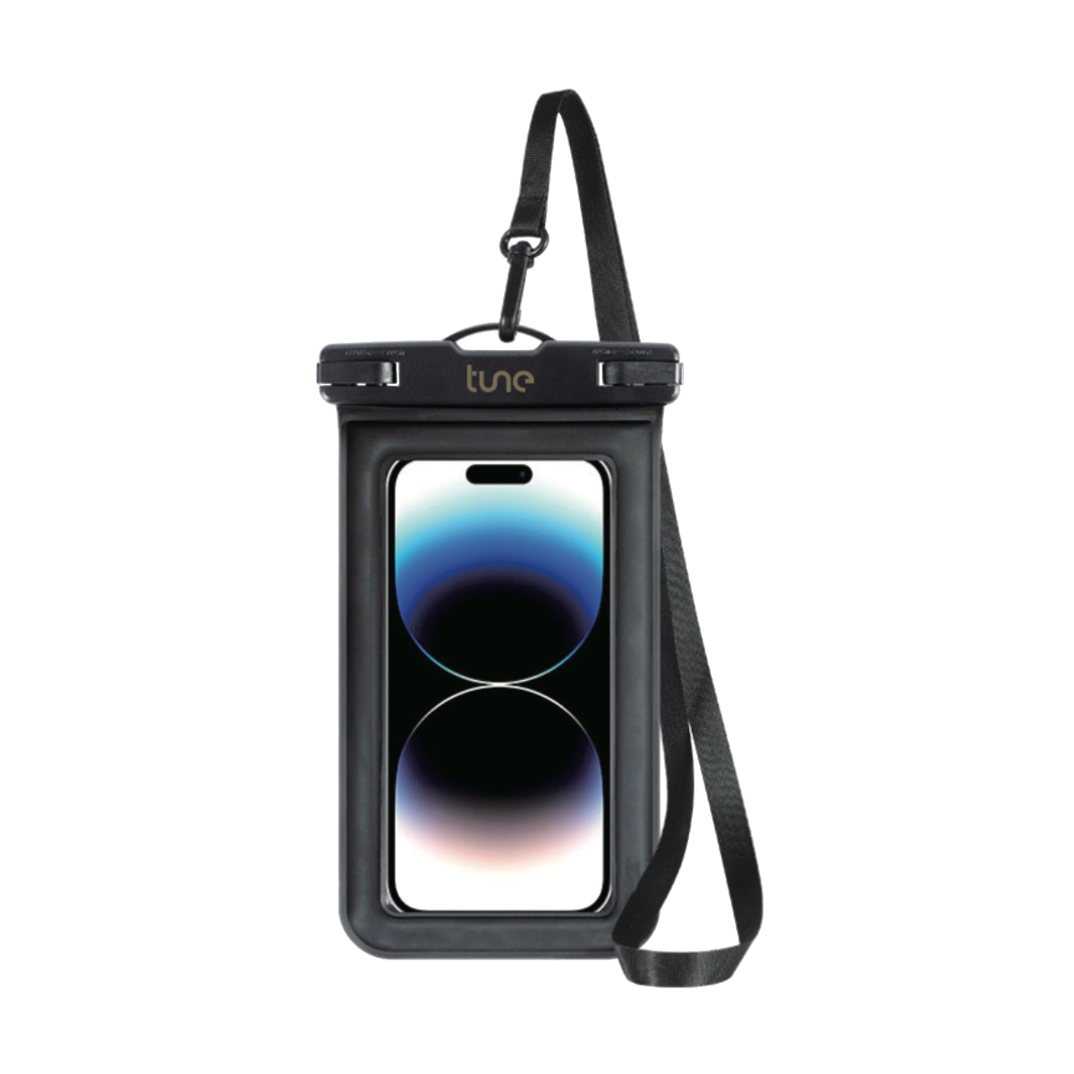 Tune Floating Αδιάβροχη Θήκη Κινητού Medium Size 6.7'' Black