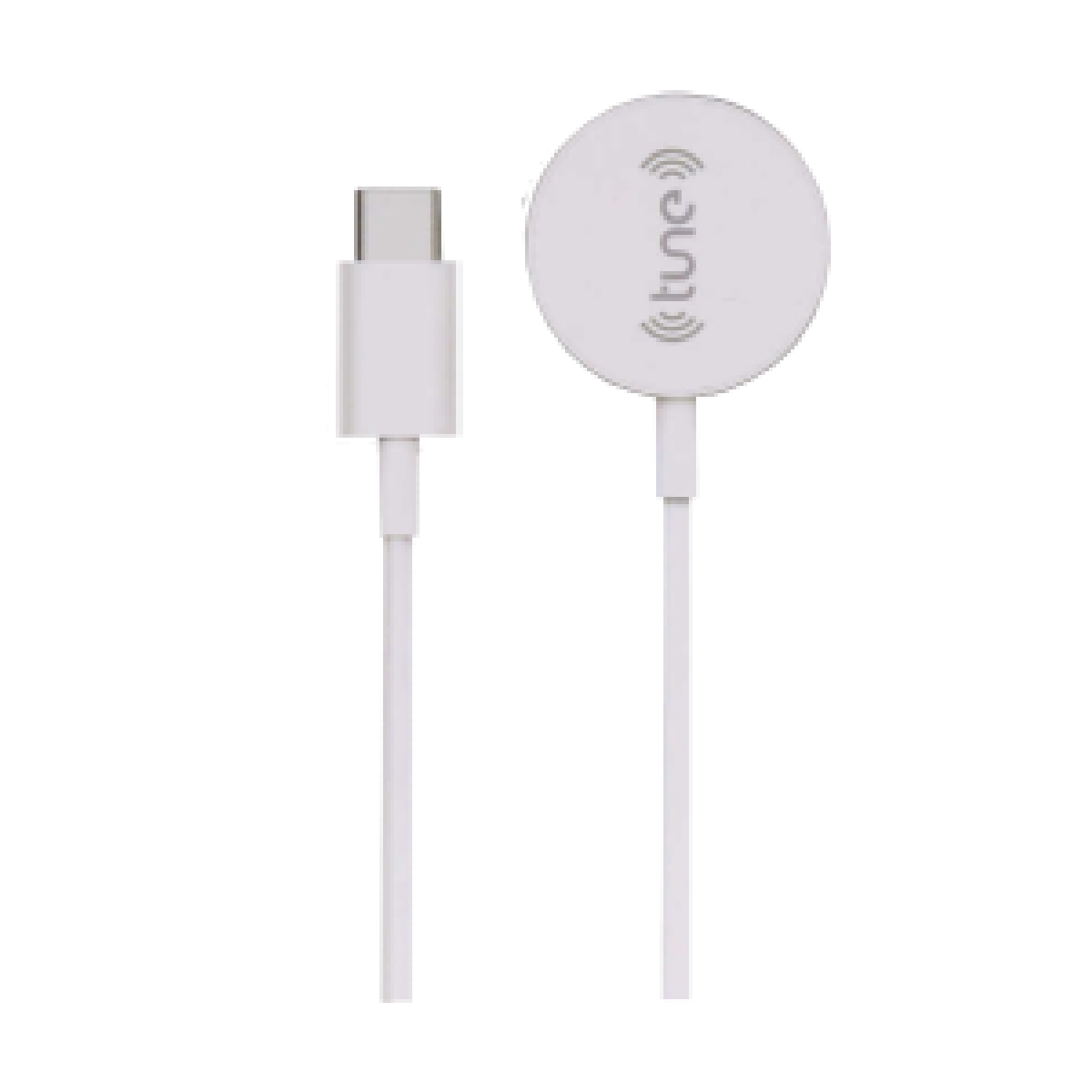 Tune Harmony Ασύρματος Φορτιστής 2.5W για Apple Watch 1-8 / SE (Type-C) Λευκός