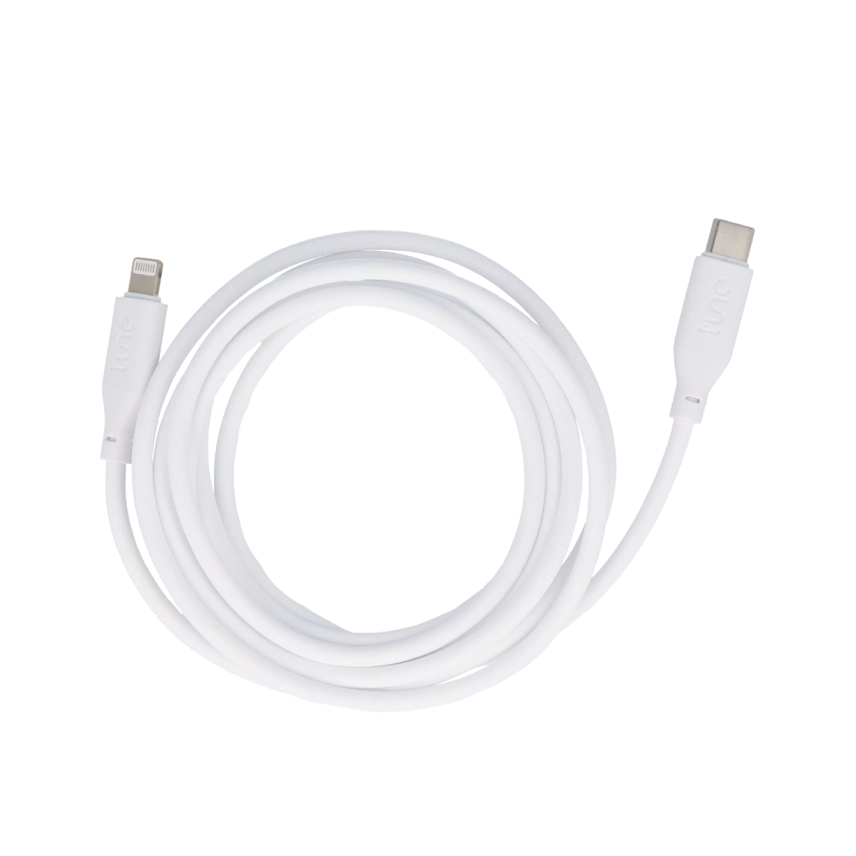 Tune TechFlex Type-C to Lightning cable 1.5m (Liquid Silicone) Λευκό