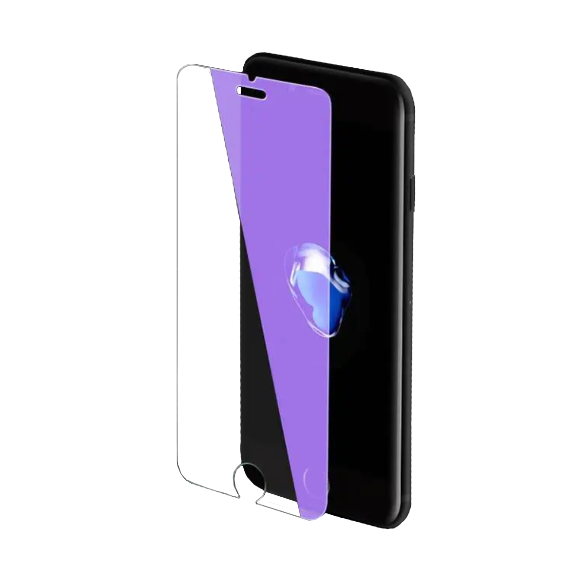 Tune Defense iPhone 7 / 8 / SE 2 / SE 3 Premium Τζαμάκι Προστασίας Οθόνης Full Face Anti Blue Light White