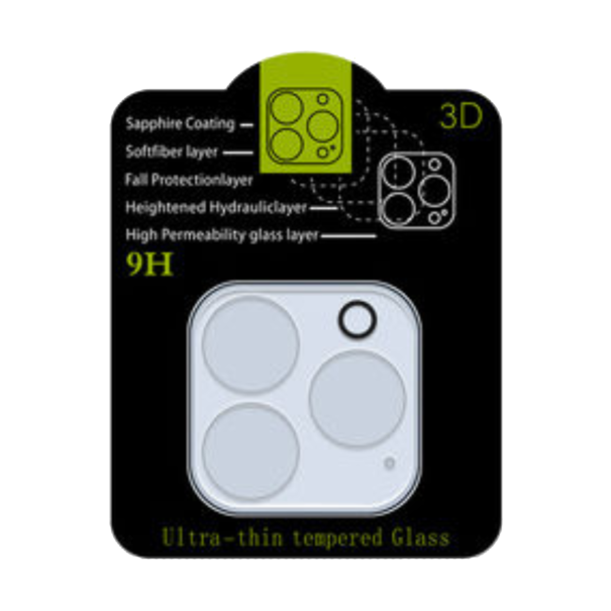 Tune Προστασία Κάμερας iPhone 12 Pro 3D Tempered Glass 