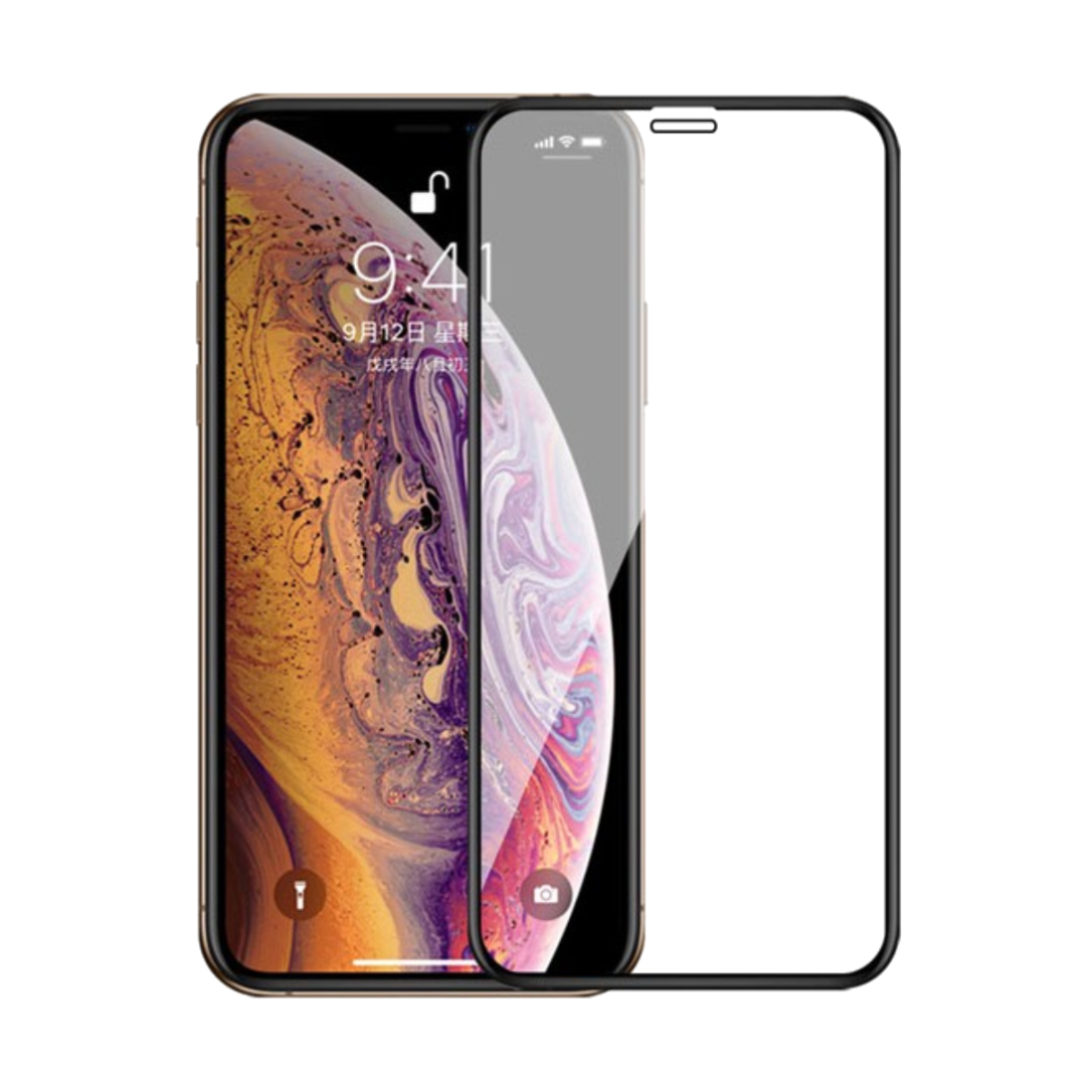 Tune Defense iPhone X / Xs / 11 Pro Premium Τζαμάκι Προστασίας Οθόνης Full Face